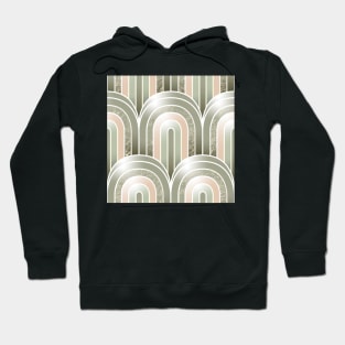 art deco metal arches large Hoodie